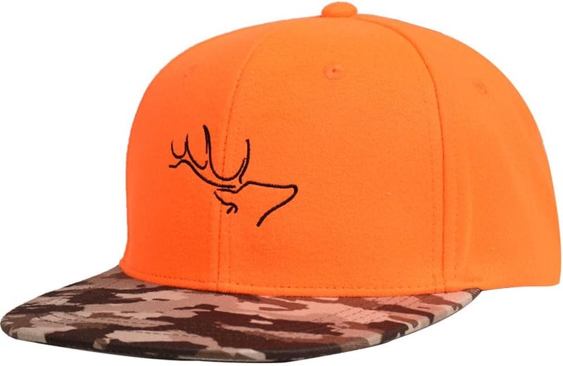 EDTREK Performance Outdoorsman Snapback Truck Hat with Flat Brim - Unique Animal Embroidery - Image 1